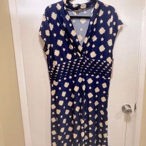 NWT Navy with cloud print dress